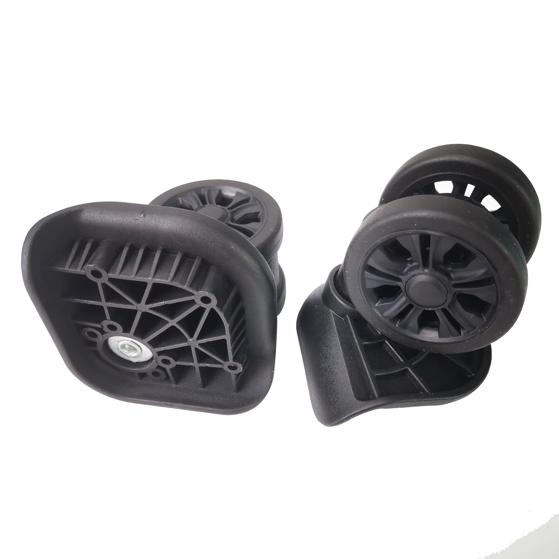 Luggage Replacement Double Wheel Parts Wheel for Suitcase Repaire Universal Suitcase Wheels Boarding The Chassis Rolling Casters