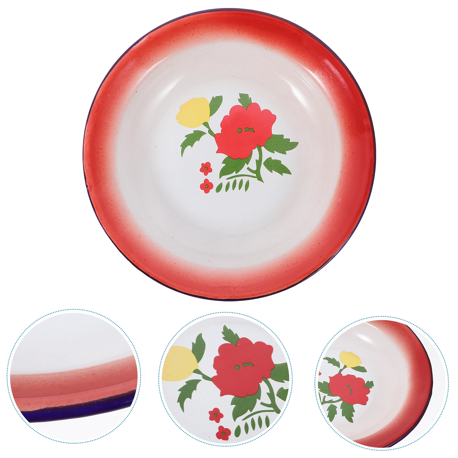 

Food Trays for Eating Thickened Steamed Dish Platters Snack Plate Mixing Bowl Serving