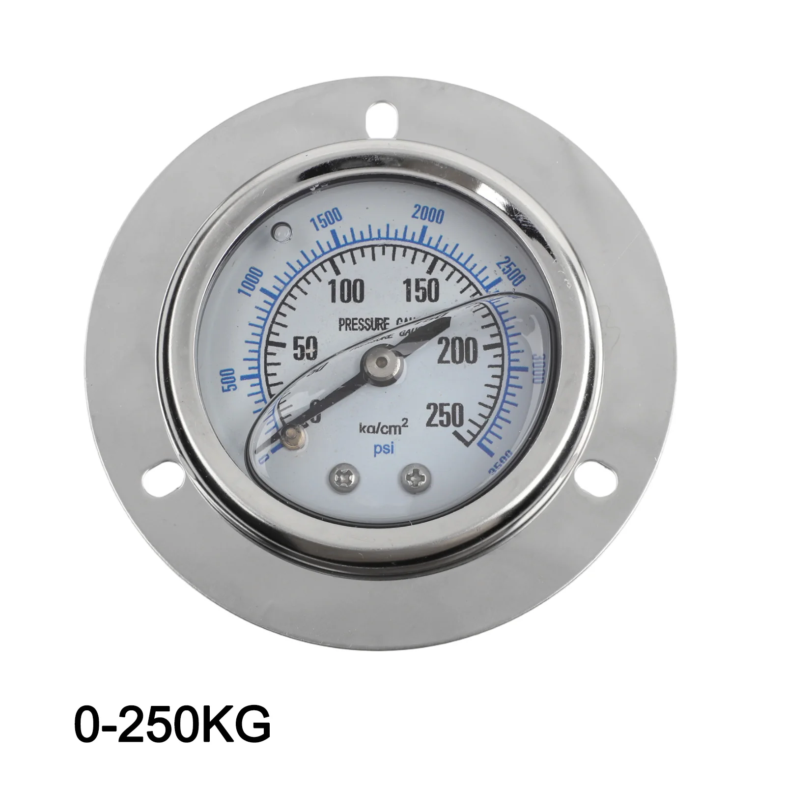 

1/4PT YN-50ZT Axial With Shock-resistant Edge Pressure Gauge Oil Pressure Gauge 0-250KG Pressure Gauge