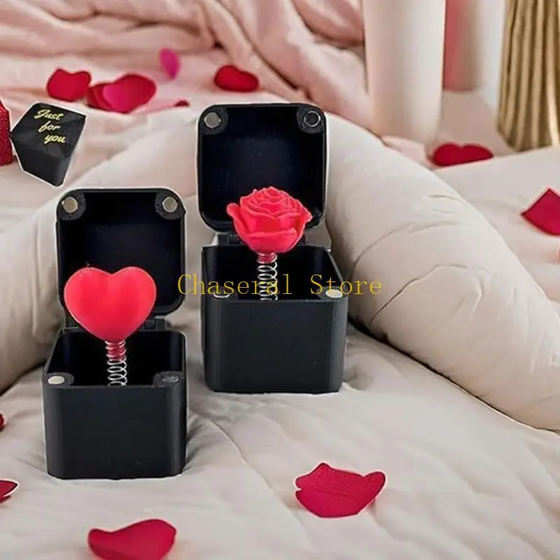 E7CE المطبوعة Rose/Heart Surprise Gifebox للاحتفال بالاحتفال بيوم الذكرى