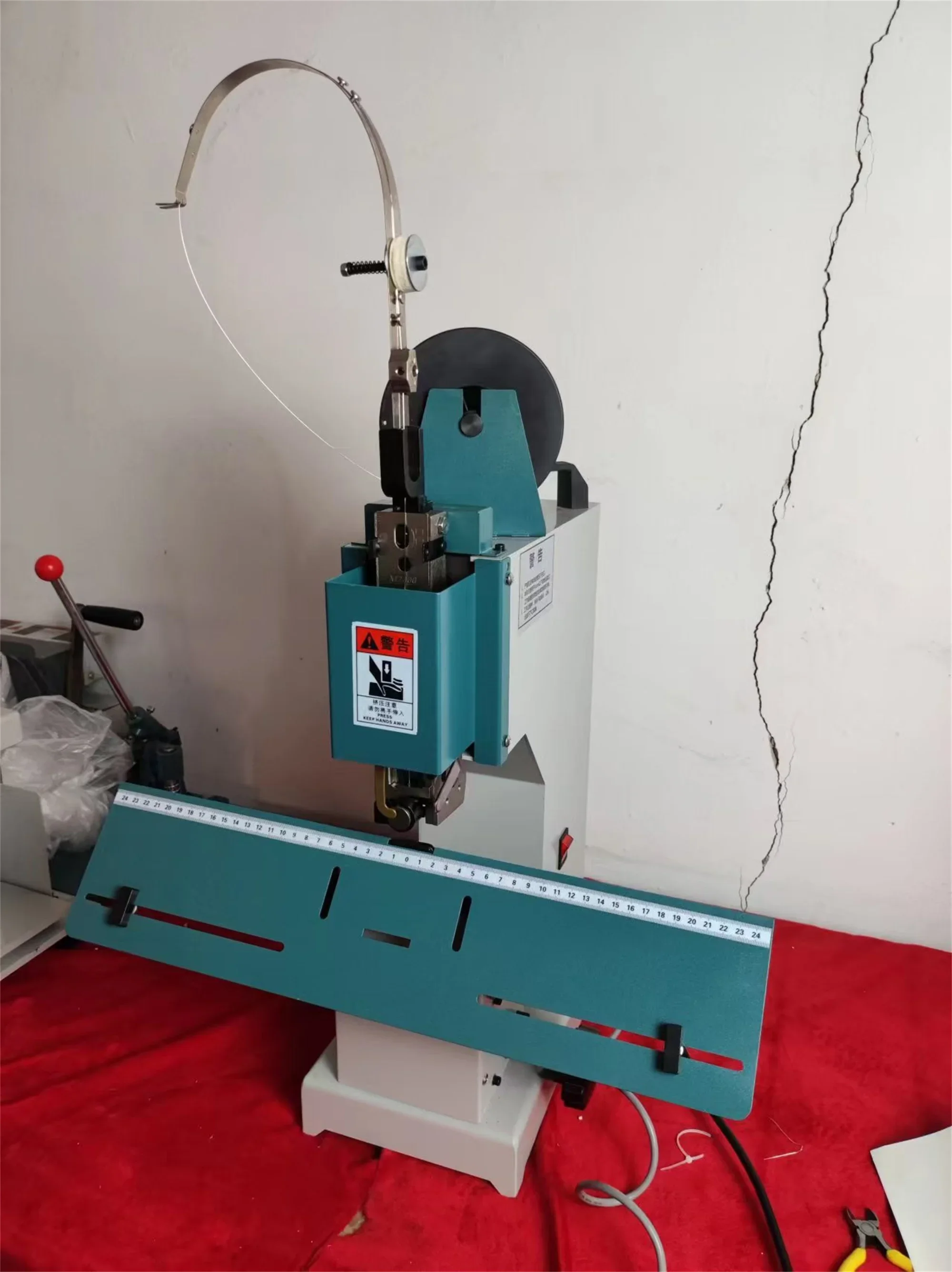 SG-100-1 Single Head Book Wire Binding Machine Electric Wire Stapler Stitcher for Office School Magazine Manual Stapling Tool