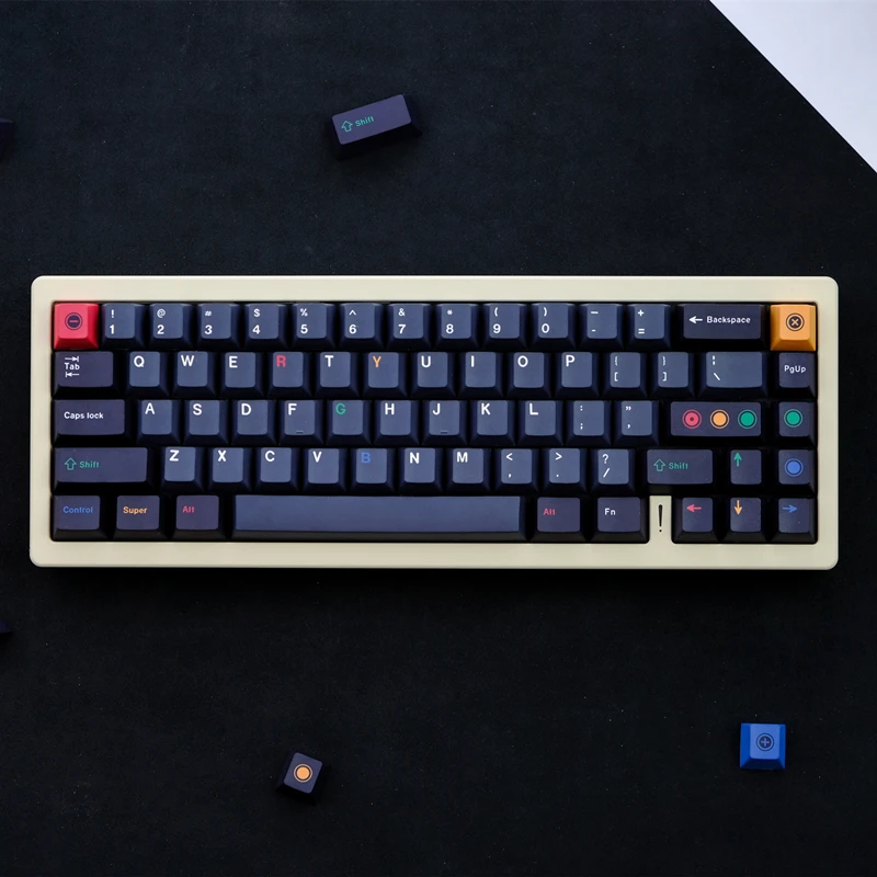 129 キー/セット GMK ブラックライトキーキャップチェリープロファイルキーキャップ PBT 染料昇華キーキャップ MX スイッチ 61/64/68/75/87/104/980