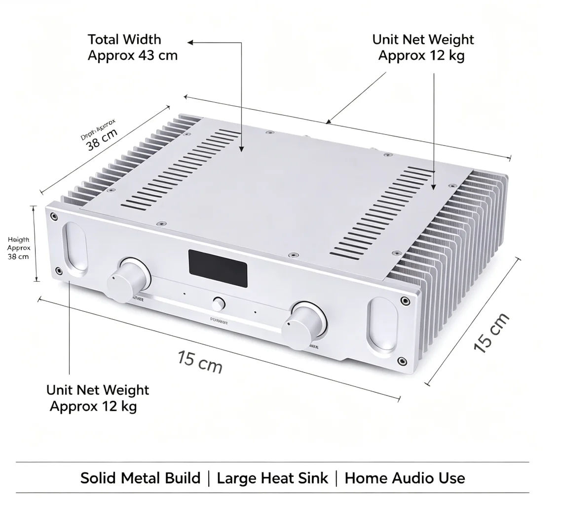Music Fax A1 Circuit 20W Pure Class A Amplifier Audiophile Home HiFi Stereo Processing