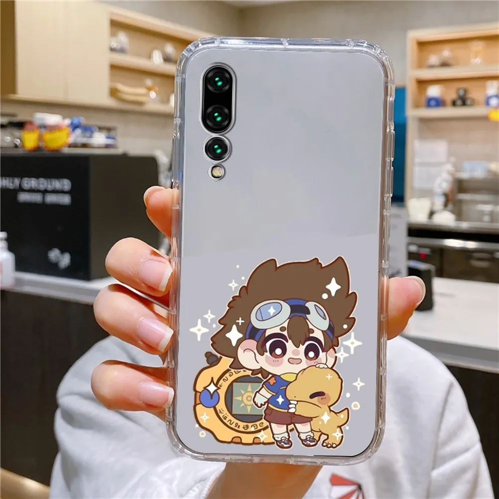 D-Digimon-n Anime Phone Case For Xiaomi 11 Redmi Note 11 5G 8T 9A 9 10T Note8Pro Note9 12SUltra Transparent Case