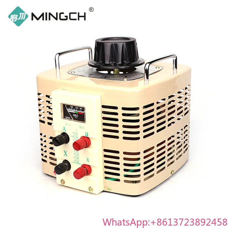 MINGCH TDGC2 Series 5KVA Ac Single Phase Variac Autotransformer / Contact Voltage Regulator