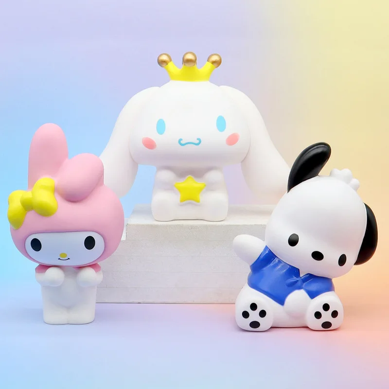 かわいい漫画のプラスチックケーキトッパー,小さなギフトコレクション,周辺機器,アニメ,サンリオ,マイメロディ,クロミ,シンナモロールパチャコ