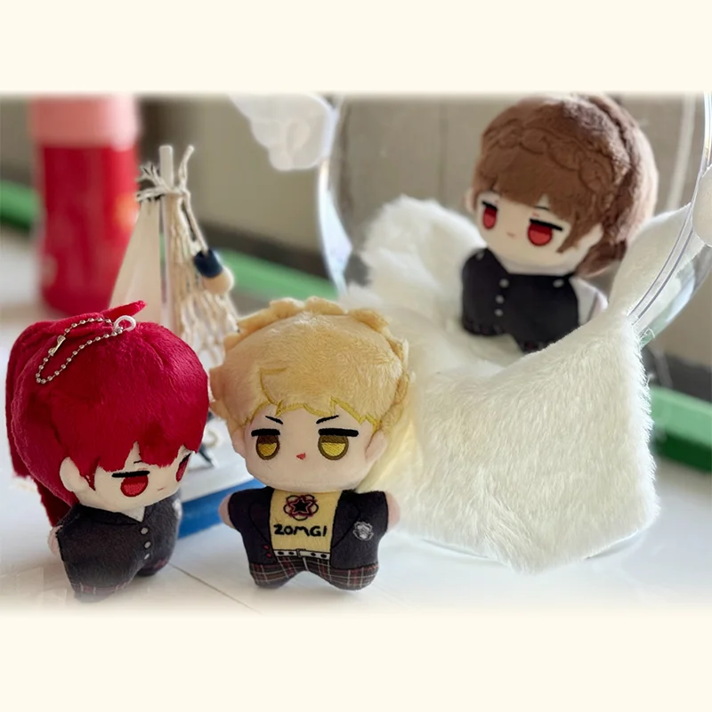 10CM P5R Squeaking Peluche 25th Anniversary Joker Shiomi Kotone Yuuki Makoto Cosplay Anime Peluche Ciondolo Ritorno a scuola Anime