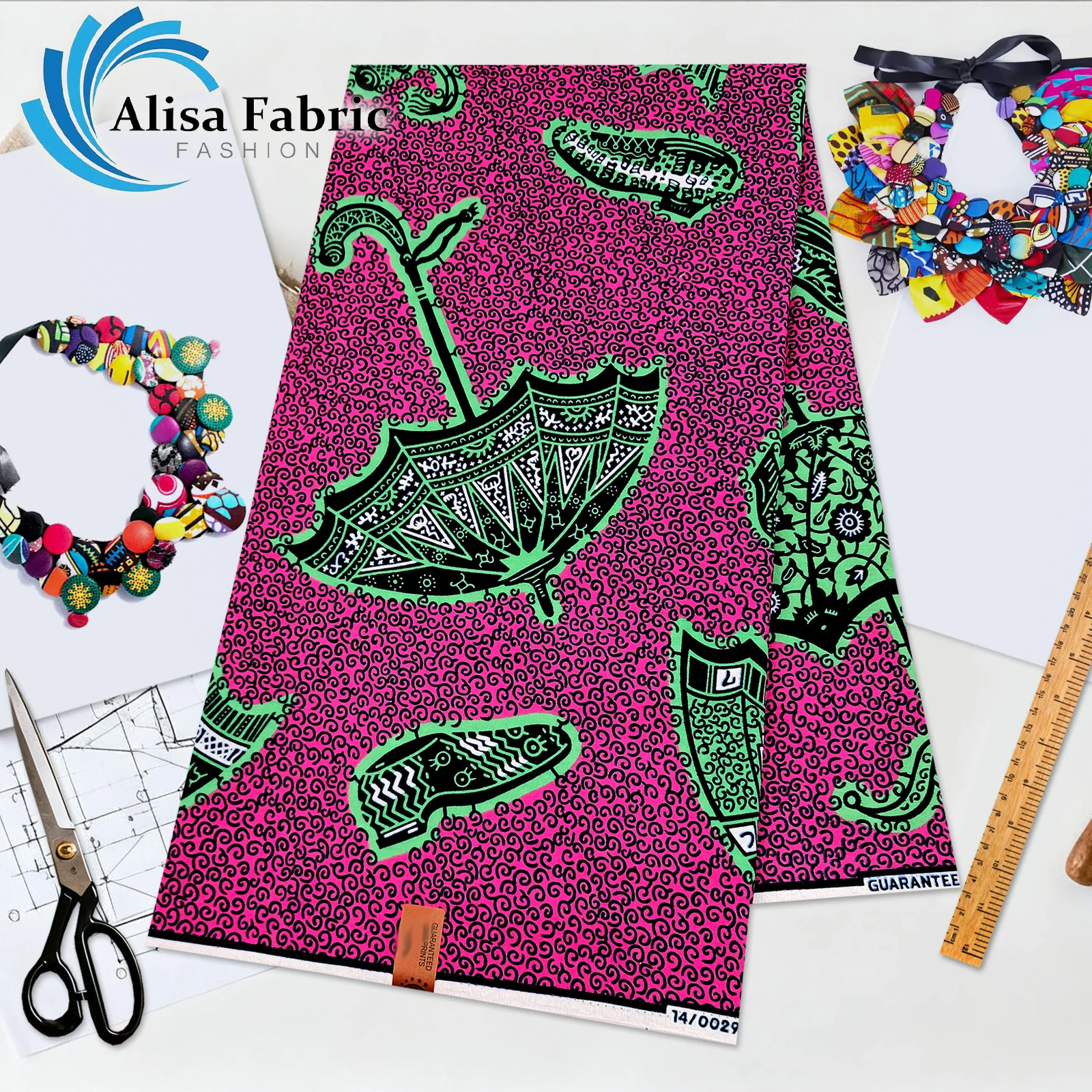 

2025 High quality african wax print fabric 6 yards holland ankara fabric real wax print 100% cotton for sewing