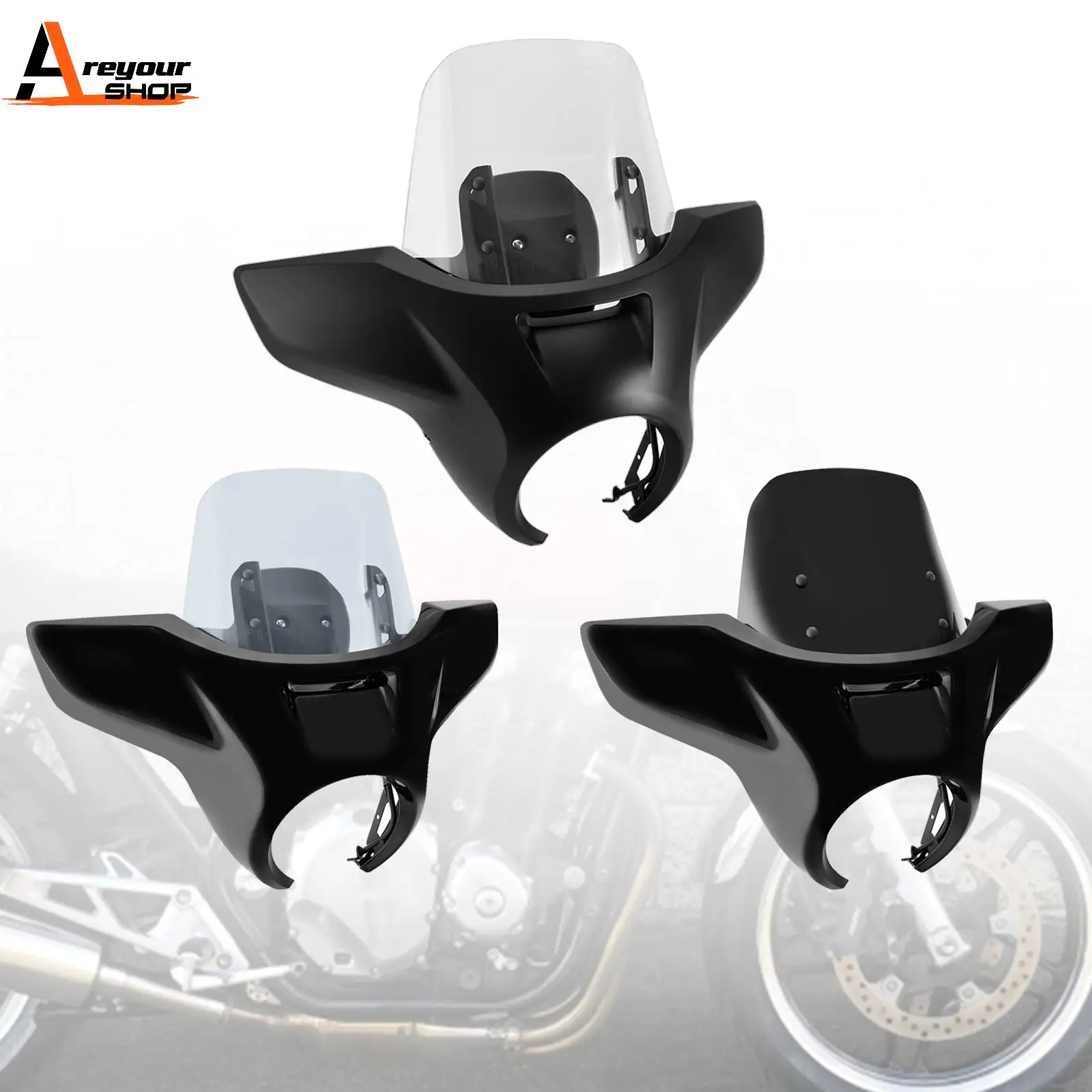 Areyourshop ABS Motorcycle Windshield WindScreen fit for HONDA CM1100 2021-2022 Motorcycle Accessories