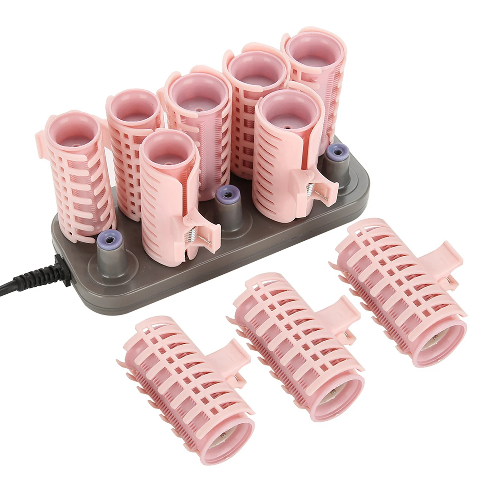10Pcs Professional Electric Heated Roller Curling Roll Hair Tube Hair Styling Upgrade Style