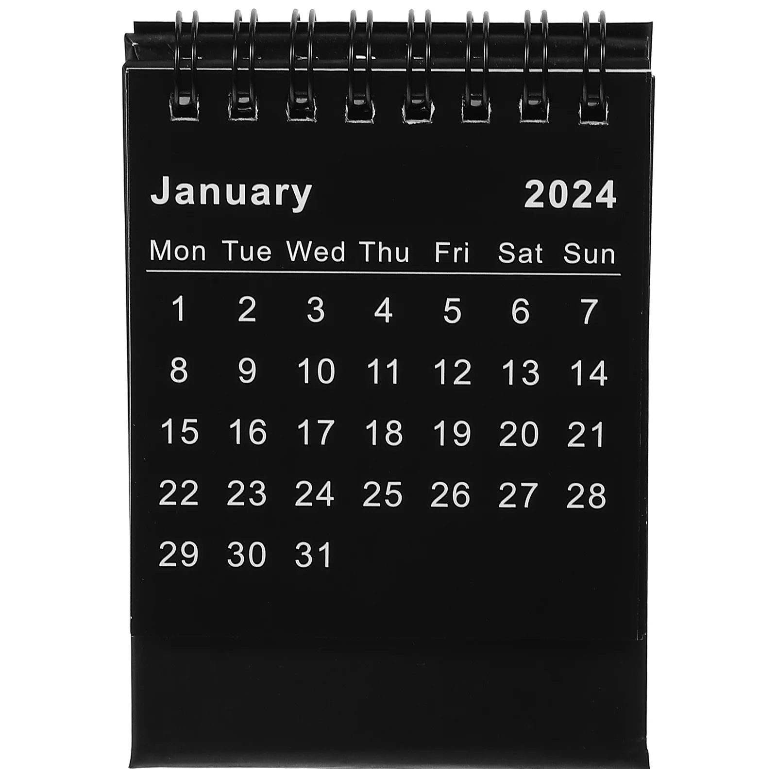 

2024 Desktop Standing Flip Calendar Mini Desk Calendar Standing Flip Academic Year Monthly Calendars Planning Organizing Daily