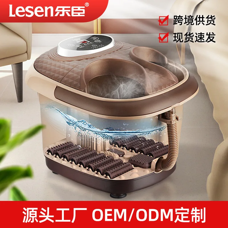 Automatic Heating Foot Therapy Machine Constant Temperature Foot Soaking Bucket With Electric Massage For Home Use