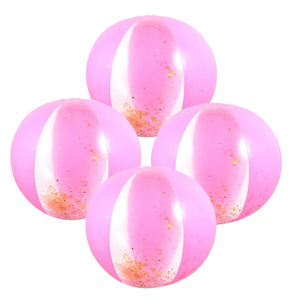 4 Piezas de Pelotas Inflables para Juegos, Coloridas, Pequeñas, Divertidas, para Jugar al Aire Libre o en Interiores, para Niños, para la Playa, la Piscina o el Patio Trasero