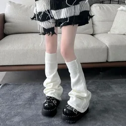 Leg Warmer Knit Socks New Japanese Sweet Girl Wool Ball Knitted Foot Cover Cosplay Women Autumn Winter Heap Heap Socks