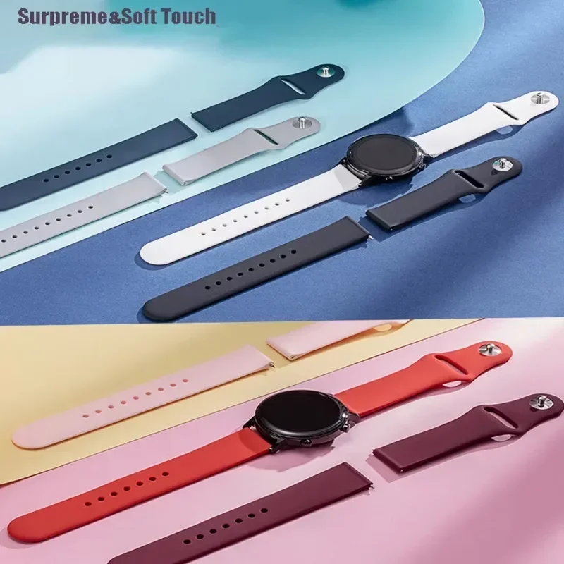 18/20/22mm Soft Silicone Strap For Gramin Forerunner 55 165 645 965 255/265 bracelet Accessories Wristband Garmin Venu 3S Correa