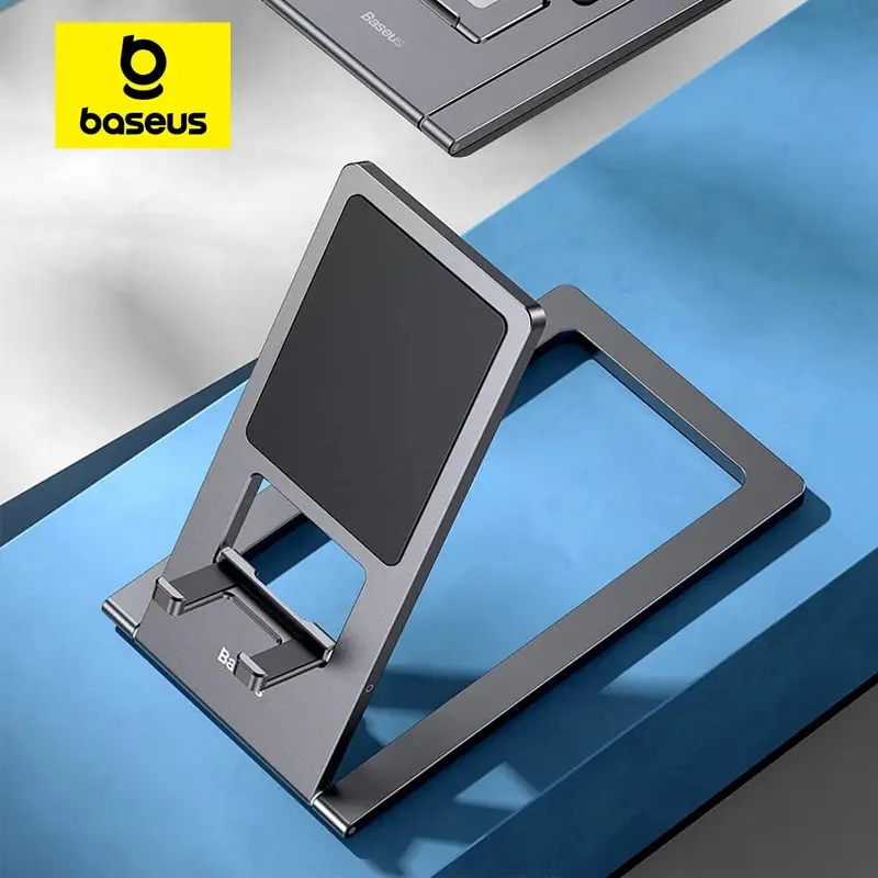 Baseus Tablet Stand for iPad Pro 12.9 11 Aluminum Foldable Desktop Tablet Holder Adjustable Notebook Mobile Phone Laptop Support