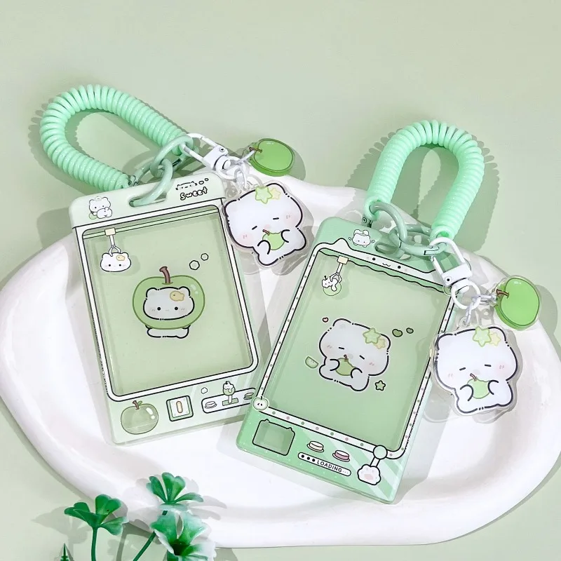 capa-protetora-deslizante-de-gato-verde-kawaii-para-cartao-de-estudante-cartao-de-campus-e-cartao-de-Agua-presente-fofo-multiuso-para-identificacao