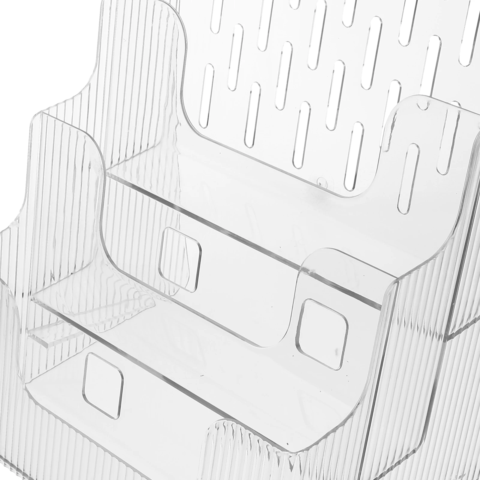 

3 Tier File Holder Clear Acrylic Document Organizer Desktop Magazine Stand Book Holder Storage Rack For Office Home Study Folder