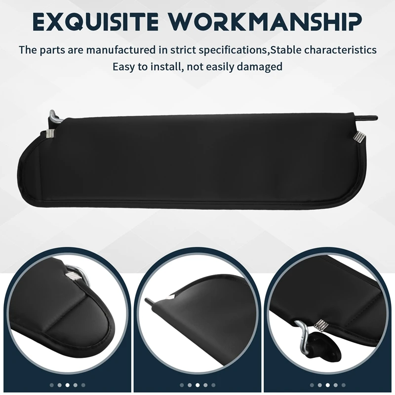 Car Left Driver & Right Passenger Sun Visor Sunshade For Jeep Wrangler TJ 1997-2002 5EP34 LAZAE 5EP35 LAZAE