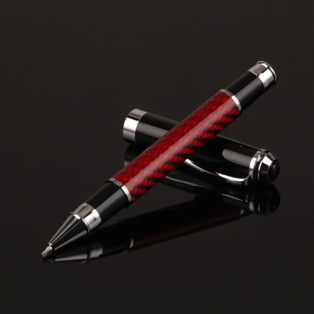 

Ручка для подписи из углеродного волокна, гладкая, с золотистым металлическим корпусом, черный гелевый стержень 0,5 мм, премиум-класса, для бизнеса