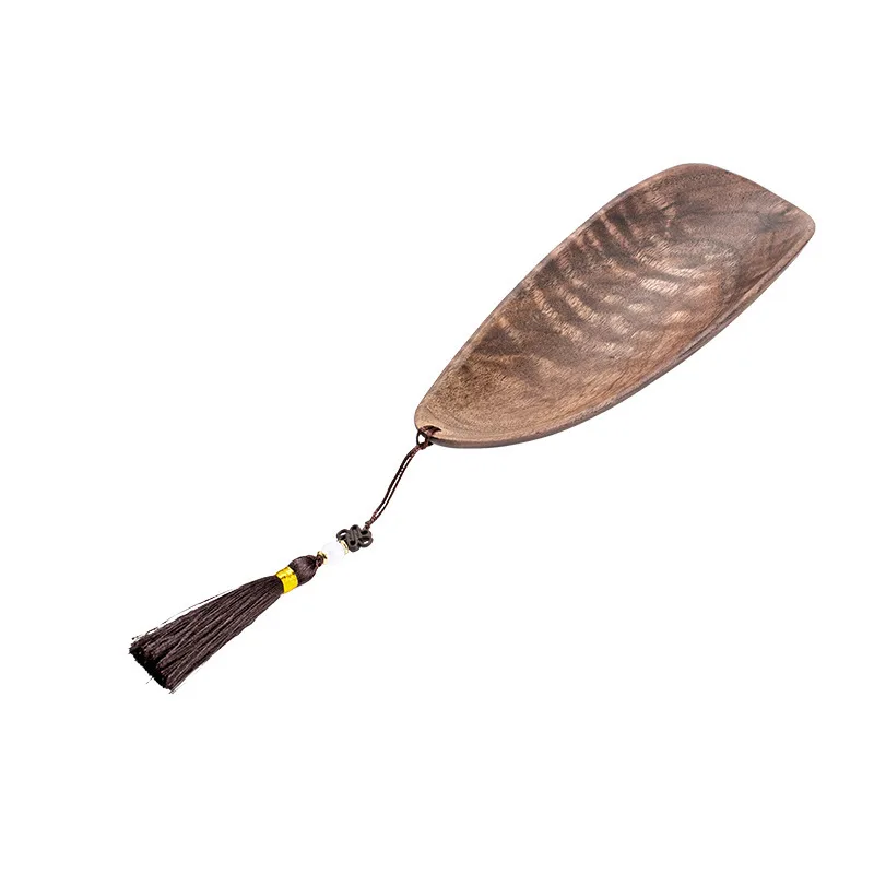 

Ebony solid wood tea three-piece set, tea lotus kung fu tea set