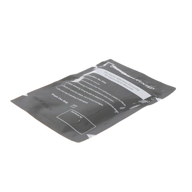 Medical Vent Chest Seal Occlusive Adhesive Dressing for Open Chest Wounds Survival Emergency Trauma Sticker First Aid Patch