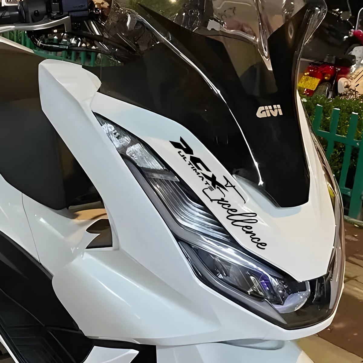 Autocollants de moto pour Honda, PCX125, PCX, 150, 160 Casting, moto, scooter, tête, corps, pare-brise, accessoires de décalcomanie