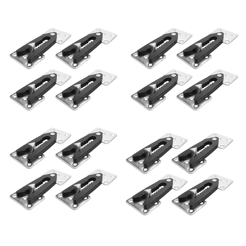 

SYW-Sectional Couch Connector, 16 Pcs Metal Sofa Joint Snap Alligator Style Sectional Couch Connector