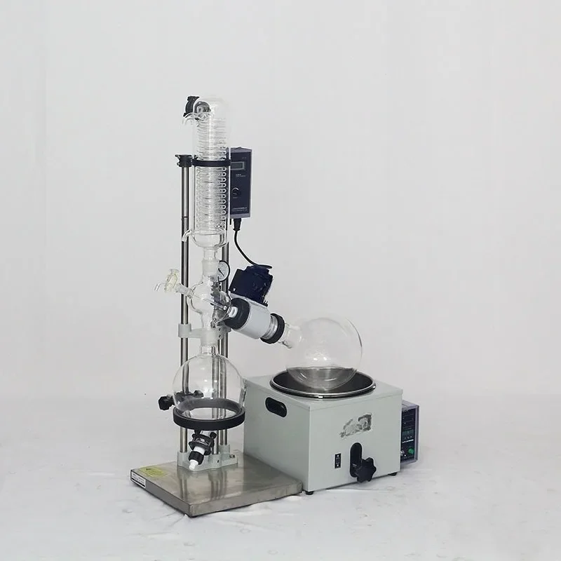 Small rotary evaporator, laboratory, distillation and purification