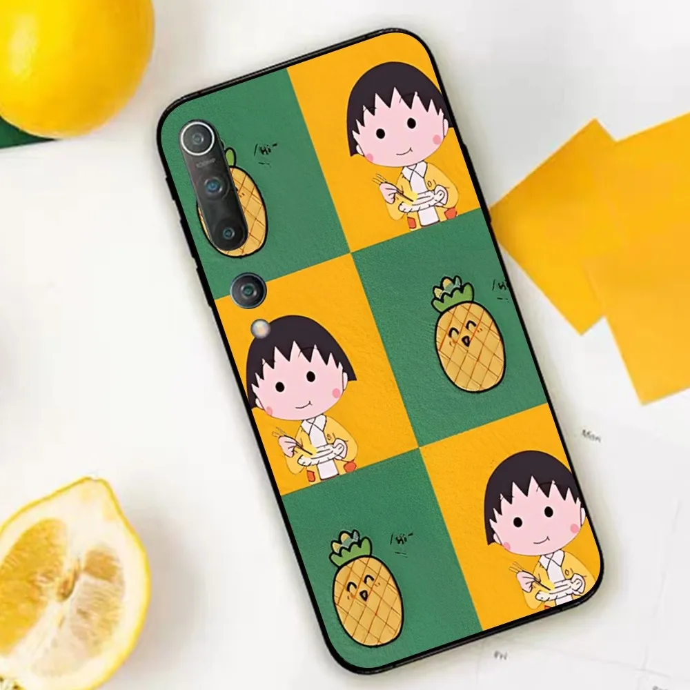 เคสโทรศัพท์ลายอะนิเมะน่ารัก Chibi Maruko สำหรับ Xiaomi Mi 5X 8 9 10 11 12 LITE PRO 10T PocoX3pro PocoM3 Note 10 Pro Lite