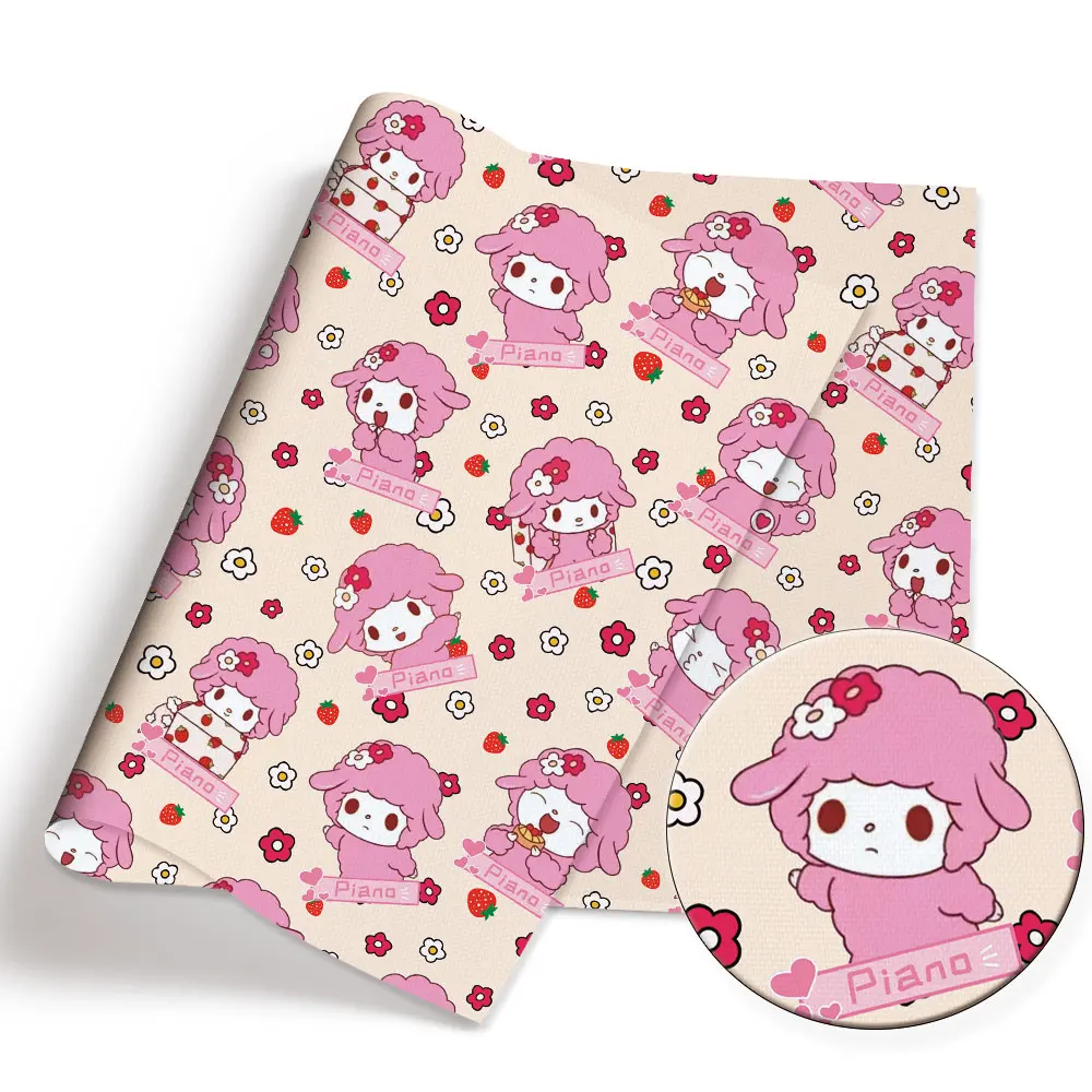 Hello Kitty 140x50CM Cartoon cotton fabric Patchwork Tissue Kid Home Textile Sewing Doll Dress Curtain Polyester cotton Fabric - Image 2