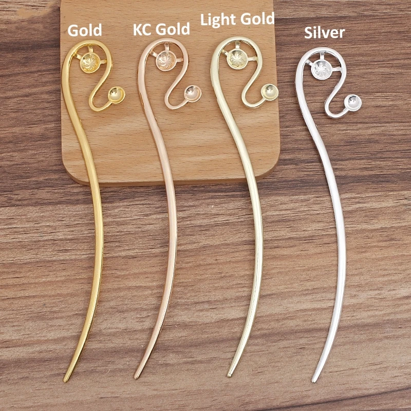 BoYuTe (20 Pieces/Lot) Alloy Hair Sticks Factory Supply Vintage Diy Hair Jewelry Accessories Handmade Materials