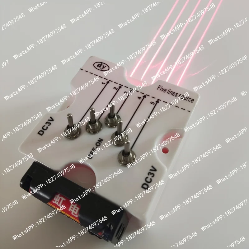 Laser Five Line Light Source Optical Instruments for Physical Science Education Box Parallel Optical Convex Lens Concave