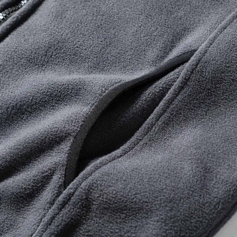 في الهواء الطلق الرجال ركوب الدراجات الرياضة الصيد تسلق الجبال المشي لمسافات طويلة التخييم الوقوف طوق الصوف والصوف القطبي سترة دافئة العصرية