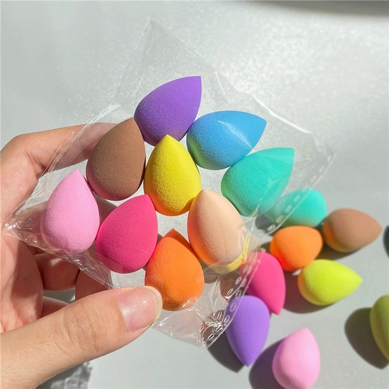 20/100Pcs Mini Beauty Egg Makeup Sponge Cosmetic Puffs Dry&Wet Sponge Cushion Foundation Powder Beauty Tool Make Up Accessories