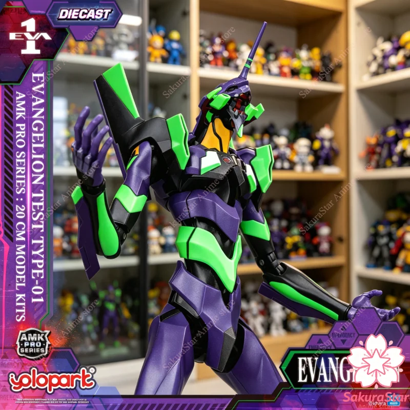 Model Kit Eva 01 - 【In Stock】YOLOPARK Neon Genesis Evangelion AMK