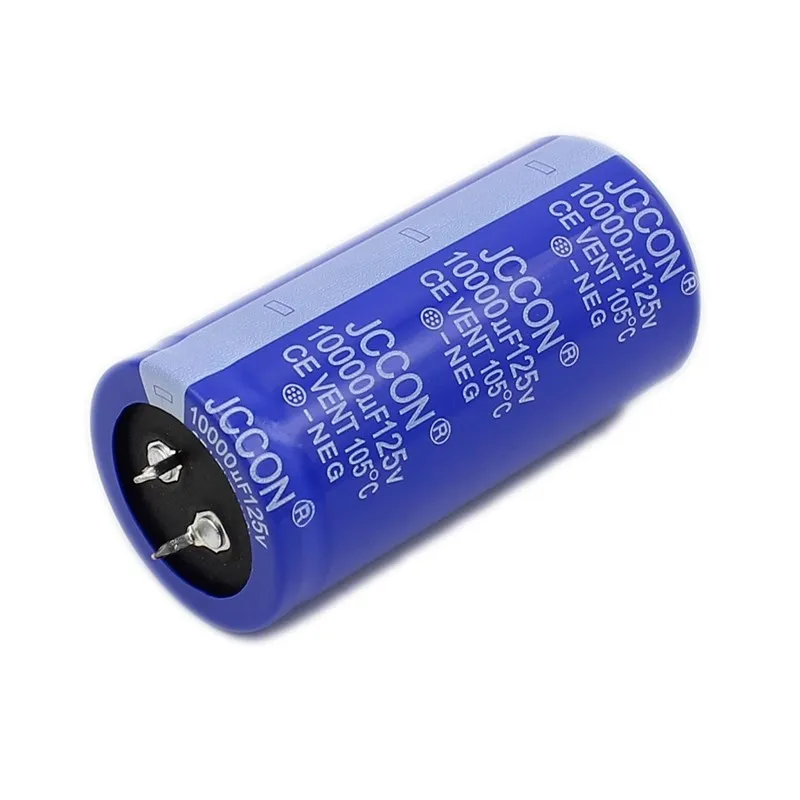 1PCS JCCON 125V10000UF New Original 10000UF 125V High Frequency Low ESR Audio Aluminum Electrolytic Capacitors 35X70MM 35x100mm