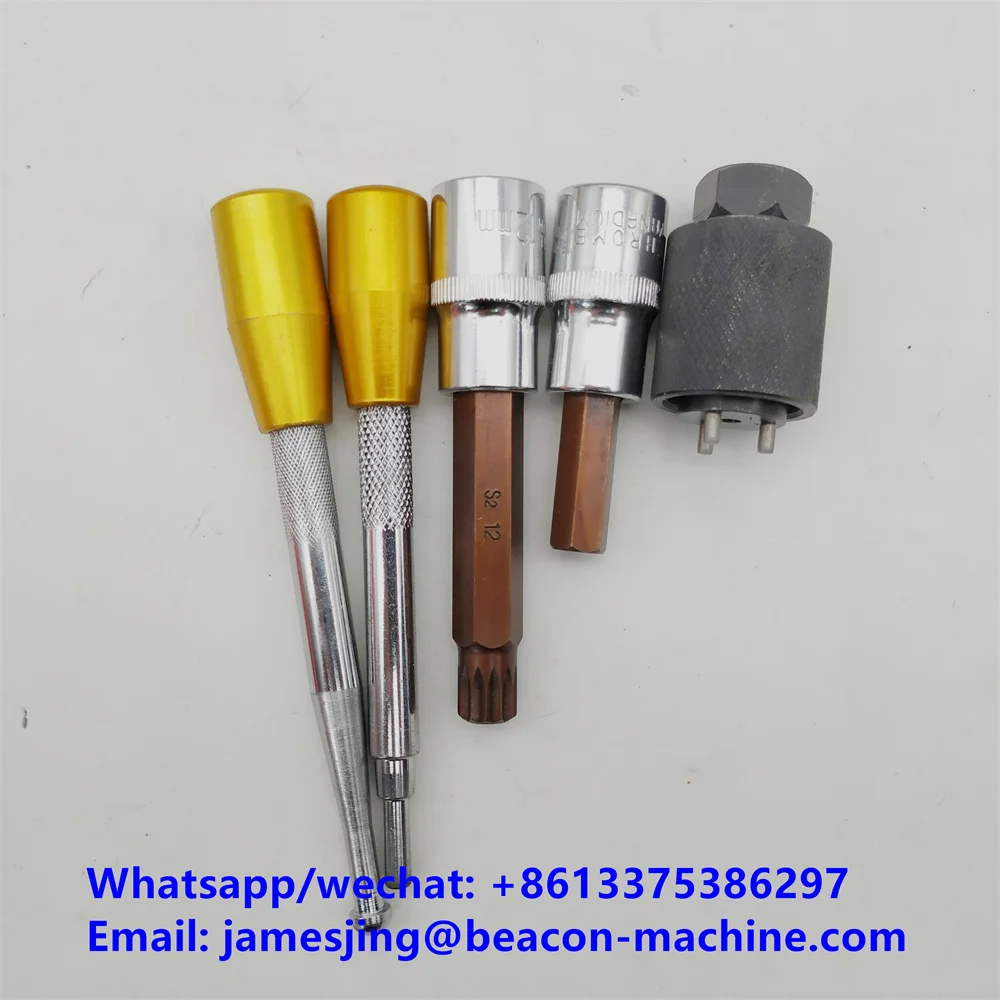 

Common Rail Tool Diesel Fuel Injector Valve Assy Parts Inner Hexagon Spanner Disassembly Dismounting Repair Kits set Free Ship