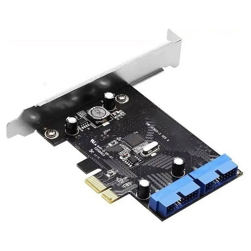 New Arrivals-Pcie 1X To 2 Port USB 3.0 19/20 Pin Expansion Card