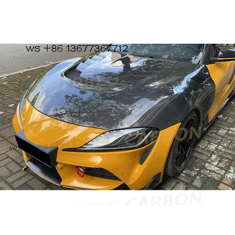 

Forged Carbon Fiber Hood For Supra A90 2019+ Bonnet Engine Cover Car Tuning Accessories Body Kit