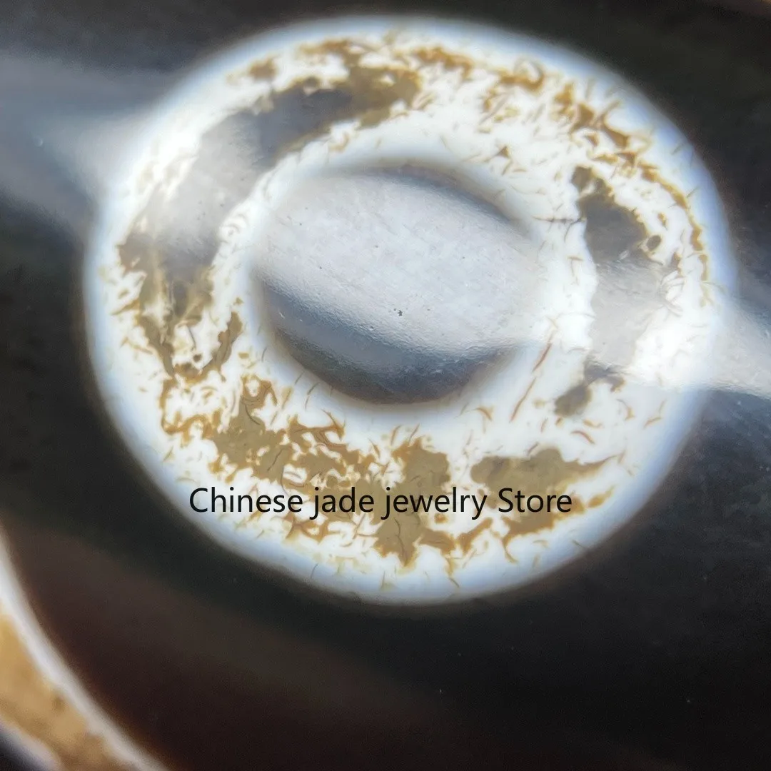 Tibetan Nepalese Himalayan Bead Ancient agate Old Dzi Talisman 5 eye Bead Amulet