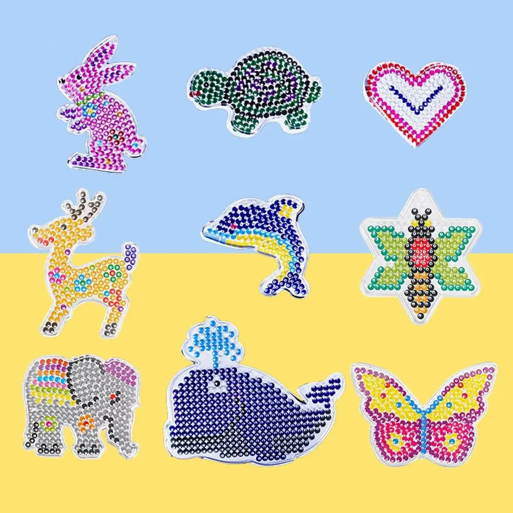 High Quality 5mm Bean Board Hama Beads Tool Heat Resistant Fuse Beads Pegboards Clear Handmade Fuse Beads Educational Puzzle