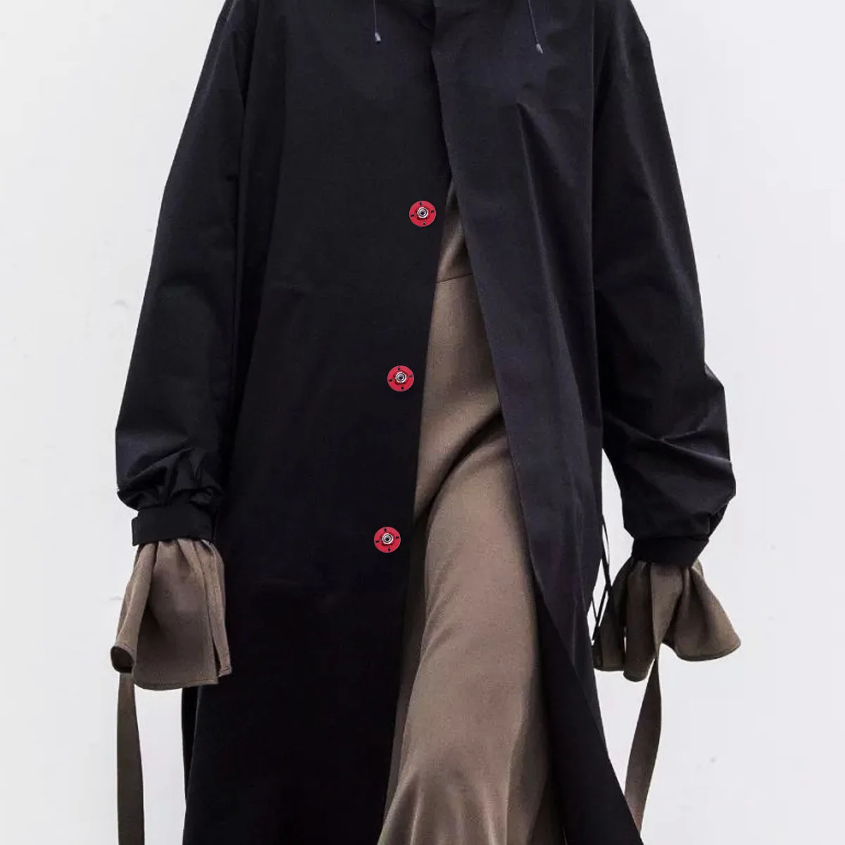 

10Pcs Red Metal Buttons for Sewing Alloy Coat Buttons Flat Style Fashion Button Set DIY Clothing Decoration Costume Metal Button