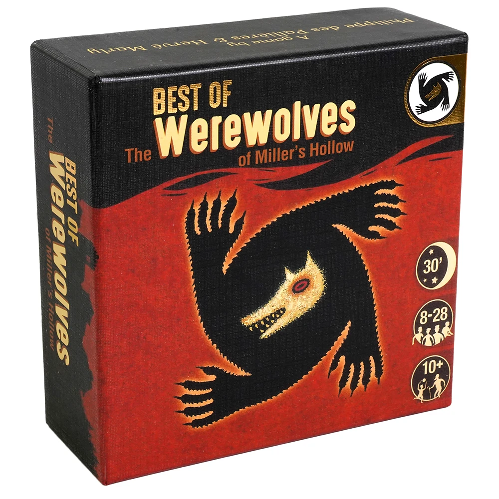 

Best of The Werewolves of Miller's Hollow Party Card Game Box Set Ultimate Character Collection Bluffing Deduction Board Game