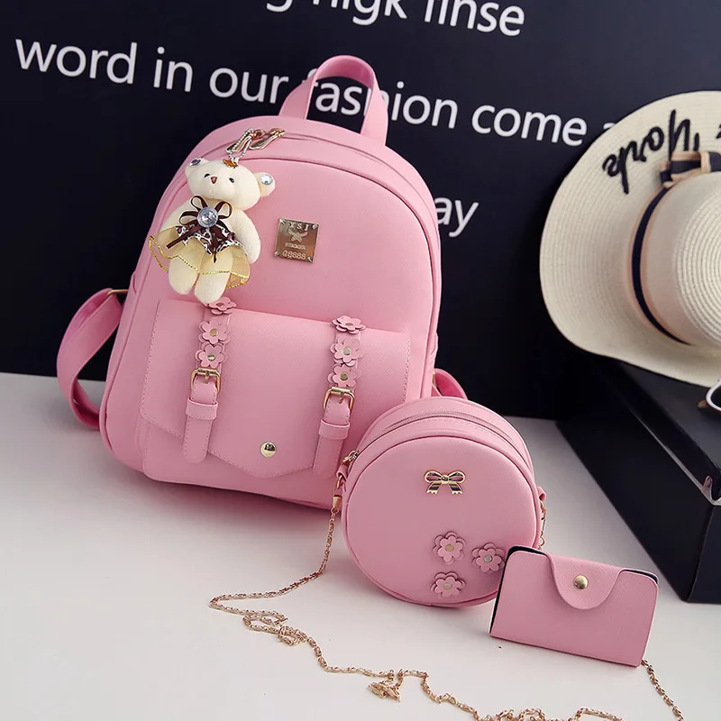 New Large-capacity Matching Temperament Proton Mother-daughter Bag  Korean Version of  Fashion Backpack