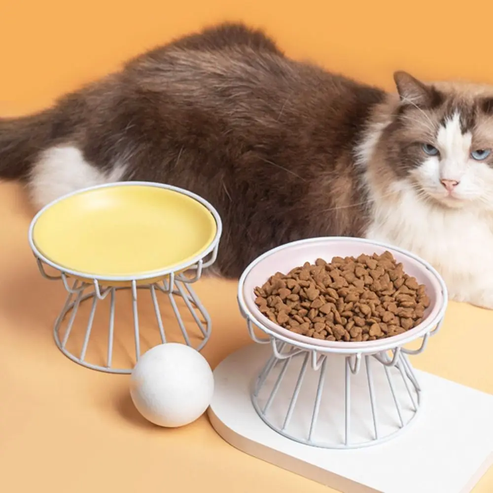 

Fashion Ceramic Raised Pet Bowl Pets Neck Protection Pet Snack Bowl Dog Water Feede Pet Feeding Dish Dog Cat