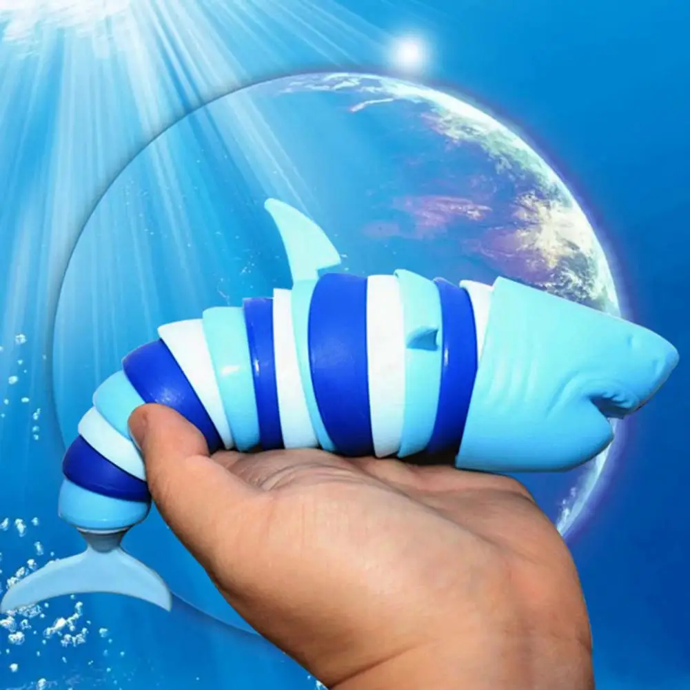 Giocattolo divertente Ocean Fidget Toy divertente antistress per bambini adulti pieghevole educativo animale marino giocattolo sensoriale regalo di compleanno