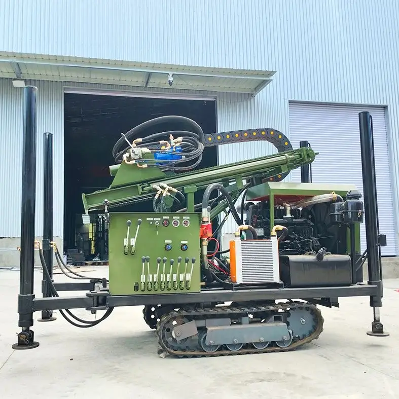 

Индивидуальная буровая установка для водяных скважин на 200 м, гусеничная, дизельная, гидравлическая, портативная, высокопроизводительная