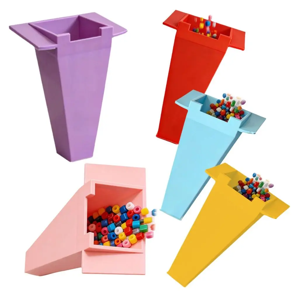 

Новая мини-воронка для алмазной вышивки DIY, пластиковая, 2,6 мм, для бусин-плавушек, ручная, для подбора бусин, для рукоделия