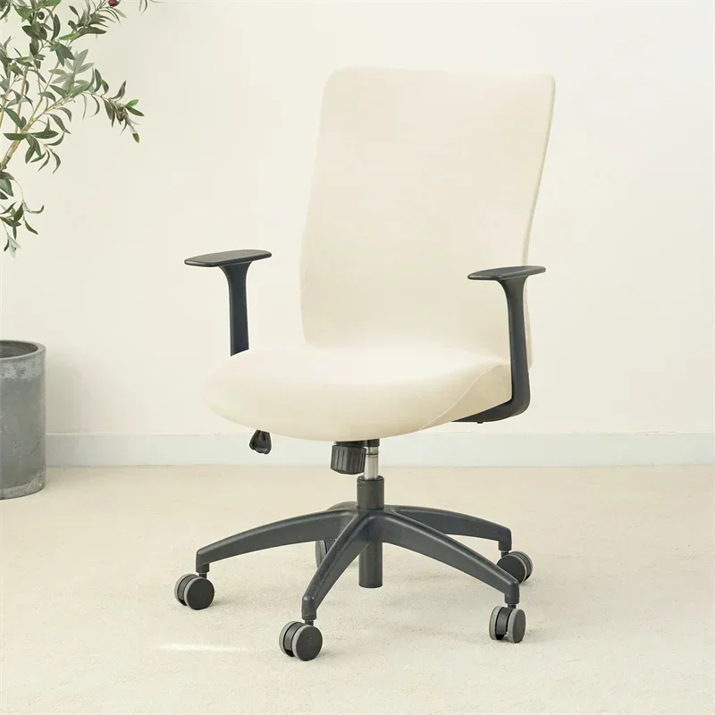 1PC Einfarbig Büro Sessel Abdeckung Stretch Spandex Computer Stuhl Abdeckungen Lift Rotierenden Stuhl Fall Funda Silla Escritorio – Detail 12